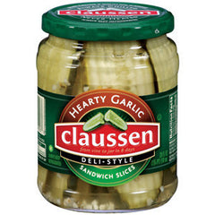 CLAUSSEN HEARTY GARLIC SANDWICH SLICES DELI- STYLE