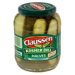 CLAUSSEN KOSHER DILL PICKLES HALVES