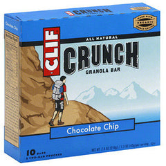 CLIF CRUNCH CHOCOLATE CHIP GRANOLA BAR