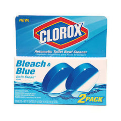 CLOROX BLUE AUTOMATIC TOILET BOWL CLEANER -HELPS PREVENT TOUGH STAINS