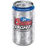 COORS LIGHT CANNED BEER - 12 PACK