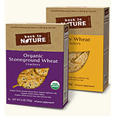 BACK TO NATURE CRISPY WHEAT CRACKERS