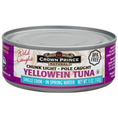 CROWN PRINCE CHUNK LIGHT YELLOWFIN TUNA IN WATER