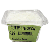 CUT WHITE ONION