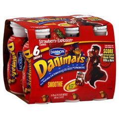 DANNON DANIMALS SMOOTHIE ROCKIN' RASPBERRY YOGURT