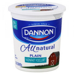 DANNON VANILLA YOGURT