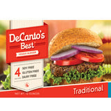 DECANTOS BEST TRADITIONAL VEGGIE BURGER