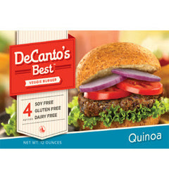 DECANTO'S BEST QUINOA VEGGIE BURGER