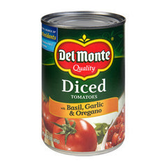 DEL MONTE DICED TOMATO BASIL GARLIC & OREGANO