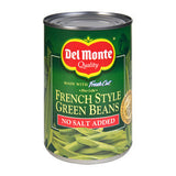 DEL MONTE FRENCSTYLE GREEN BEANS - NO SALT ADDED