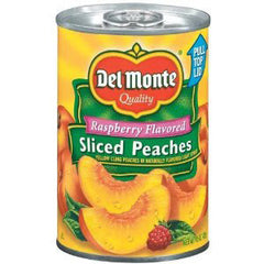 DEL MONTE RASPBERRY SLICED PEACHES