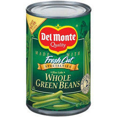 DEL MONTE WHOLE GREEN BEANS