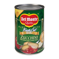 DEL MONTE ZUCCHINI WITH ITALIAN STYLE TOMATO SAUCE