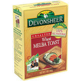 DEVONSHEER UNSALTED WHEAT MELBA TOAST