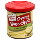 DUNCAN HINES CREAMY HOME-STYLE LEMON SUPREME FROSTING