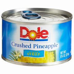 DOLE CRUSHED PINEAPPLE IN SYRUP