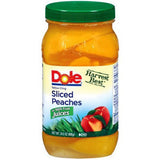 DOLE JAR SLICED PEACH IN SYRUP