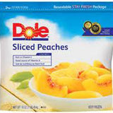 DOLE PEACHES SLICED - FROZEN