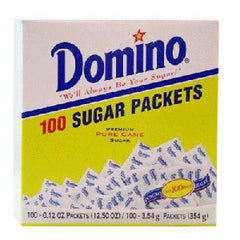 DOMINO SUGAR PACKETS 100 CT