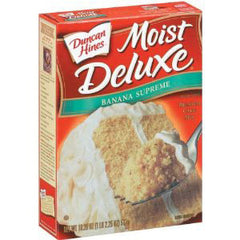DUNCAN HINES MOISTDELUXE BANANA SUPREME CAKE