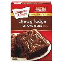 DUNCAN HINES CHEWY FUDGE BROWNIES