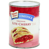 DUNCAN HINES   COMSTOCK ORIGINAL LITE CHERRY PIE FILLING & TOPPING