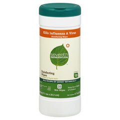 SEVENTH GENERATION DISINFECTING WIPES KILLS INFLUENZA A VIRUS