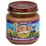 EARTH'S BEST ORGANIC PLUMS BANANA BROWN RICE - BABY FOOD