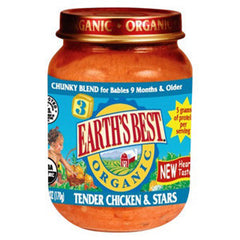 EARTH'S BEST ORGANIC TENDER CHICKEN & STARS - BABY FOOD