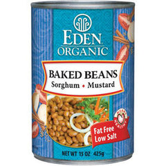 EDEN ORGANIC BAKED BEANS SORGUM MUSTARD