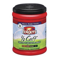 FOLGERS CLASSIC HALF CAFFEINE COFFEE