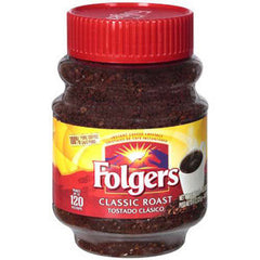 FOLGERS CLASSIC ROAST INSTANT COFFEE CRYSTALS