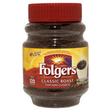 FOLGERS CLASSIC INSTANT ROAST COFFEE