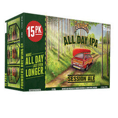 FOUNDERS BREWING CO ALL DAY IPA SESSION ALE BEER - 15 PACK - 102 FL OZ CANS