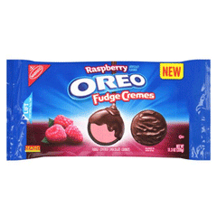 NABISCO OREO RASPBERRY FUDGE CREAMS