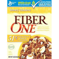 GENERAL MILLS FIBER ONE HONEY CLUSTERS