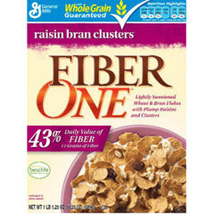 GENERAL MILLS FIBER ONE RAISIN BRAN CLUSTERS