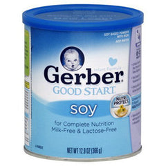 GERBER GOOD START SOY FOR COMPLETE NUTRITION MILK FREE & LACTOSE FREE