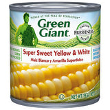 GREEN GIANT SUPER SWEET YELLOW AND WHITE CORN