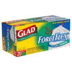 GLAD FORCEFLEX TALL KITCHEN DRAWSTRING BAGS 13 GALLON