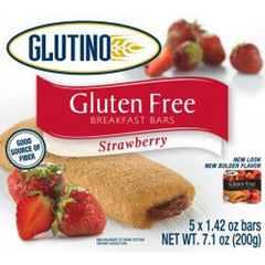 GLUTINO GLUTEN FREE BREAKFAST STRAWBERRY BARS