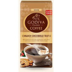 GODIVA COFFEE CINNAMON GINGERBREAD TRUFFLE