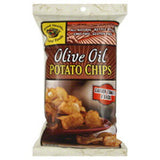 GOOD HEALTH NATURAL FOODS OLIVE OIL POTATO CHIPS GARDEN TOMATO & BASIL