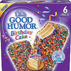 GOOD HUMOR BIRTHDAY CAKE - BARS