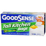 GOODSENSE DRAWSTRING TALL KITCHEN BAGS FRESH LEMON SCENT - 13 GALLONS