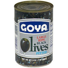 GOYA LARGE RIPE BLACK OLIVES PITTED