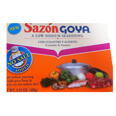 GOYA SAZON CON CULANTRO & ACHIOTE LOW SODIUM