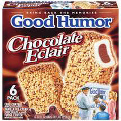 GOOD HUMOR CHOCOLATE ECLAIR ICE CREAM BARS