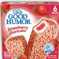 GOOD HUMOR STRAWBERRY SHORTCAKE ICE CREAM BARS