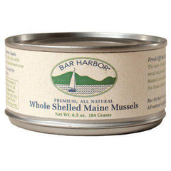 BAR HARBOR WHOLE SHELLED MAINE MUSSELS